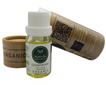 Load image into Gallery viewer, Nativilis Organic Cedarwood Essential Oil (Cedrus atlantica) - 100% Natural - 10ml - (GC/MS Tested)
