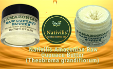 Load image into Gallery viewer, Nativilis Amazonian Raw Cupuacu Butter (Theobroma grandiflorum) - Helps seal in moisture to rehydrate skin and hair increase suppleness and decrease signs of aging like fine lines wrinkles – Copaiba
