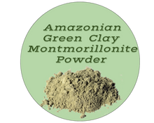 Load image into Gallery viewer, Nativilis Amazonian Green Montmorillonite Powder Clay - Natural Facial Hair Body Mask – oily and acne-prone skin restoring balance skin PH levels – Best known most used - Copaiba benefits
