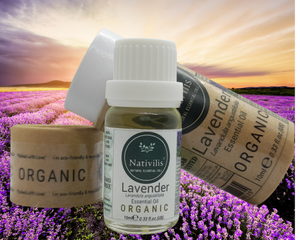 Nativilis Organic Lavender Essential Oil (Lavandula angustifolia) - 100% Natural - 10ml - (GC/MS Tested)