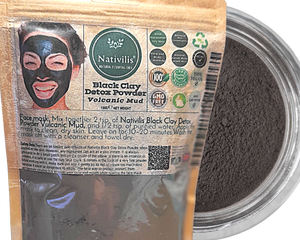 Nativilis Kaolin Black Clay Powder | Nativilis Natural Essential Oils