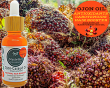 Load image into Gallery viewer, Nativilis Ojon Oil - Caiaue - (Elaeis oleifera) NATURAL HAIR SKIN BOOSTER Rainforest Virgin Oil - revitalizes damaged follicles helps effective hair growth volumize and get tame frizz – Copaiba
