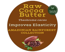 Load image into Gallery viewer, Products Nativilis Amazonian Cocoa Butter Raw (Theobroma cacao) Skin Natural Moisturizer Replenishing skin&#39;s moisture protecting your skin improving elasticity – Copaiba properties
