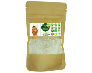 Nativilis Amazonian Green Montmorillonite Powder Clay - Natural Facial Hair Body Mask – oily and acne-prone skin restoring balance skin PH levels – Best known most used - Copaiba benefits