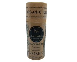 Nativilis Organic Black Spruce Essential Oil (Picea mariana) - 100% Natural - 10ml - (GC/MS Tested)