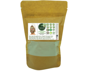 Nativilis Amazonian Green Montmorillonite Powder Clay - Natural Facial Hair Body Mask – oily and acne-prone skin restoring balance skin PH levels – Best known most used - Copaiba benefits