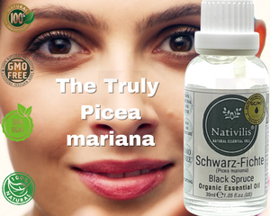Nativilis Organic Black Spruce Essential Oil (Picea mariana) - 100% Natural - 30ml - (GC/MS Tested)
