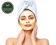 Load image into Gallery viewer, Nativilis Amazonian Yellow Clay Mild Powder Kaolin - Natural Facial Body Mask – Absorb Less Oil Perfect for Sensitive Dry Skin – Increased Collagen – Skin Remineralize - Copaiba benefits
