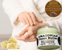 Load image into Gallery viewer, Nativilis Amazonian Cocoa Butter Raw Unscented Fragrance Free (Theobroma cacao) Skin Natural Moisturizer Replenishing skin&#39;s moisture protecting your skin improving elasticity – Copaiba properties
