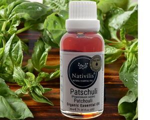Nativilis Organic Patchouli Essential Oil (Pogostemon cablin) - 100% Natural - 30ml - (GC/MS Tested)