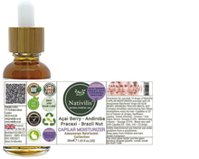 Load image into Gallery viewer, Nativilis CAPILAR MOISTURIZER enriched with 04 Amazonian Rainforest Virgin Oil ACAI BERRY ANDIROBA PRACAXI BRAZIL NUT

