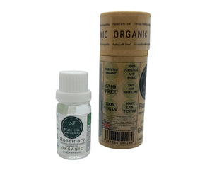 Nativilis Organic Rosemary Essential Oil (Rosmarinus officinalis) - 100% Natural - 10ml