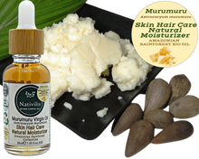 Load image into Gallery viewer, Nativilis Murumuru Virgin Oil (Astrocaryum murumuru) Amazonian Rainforest Collection - Skin Hair Care Natural Moisturizer – Less frizzy hair - Won’t clog your pores – Copaiba properties
