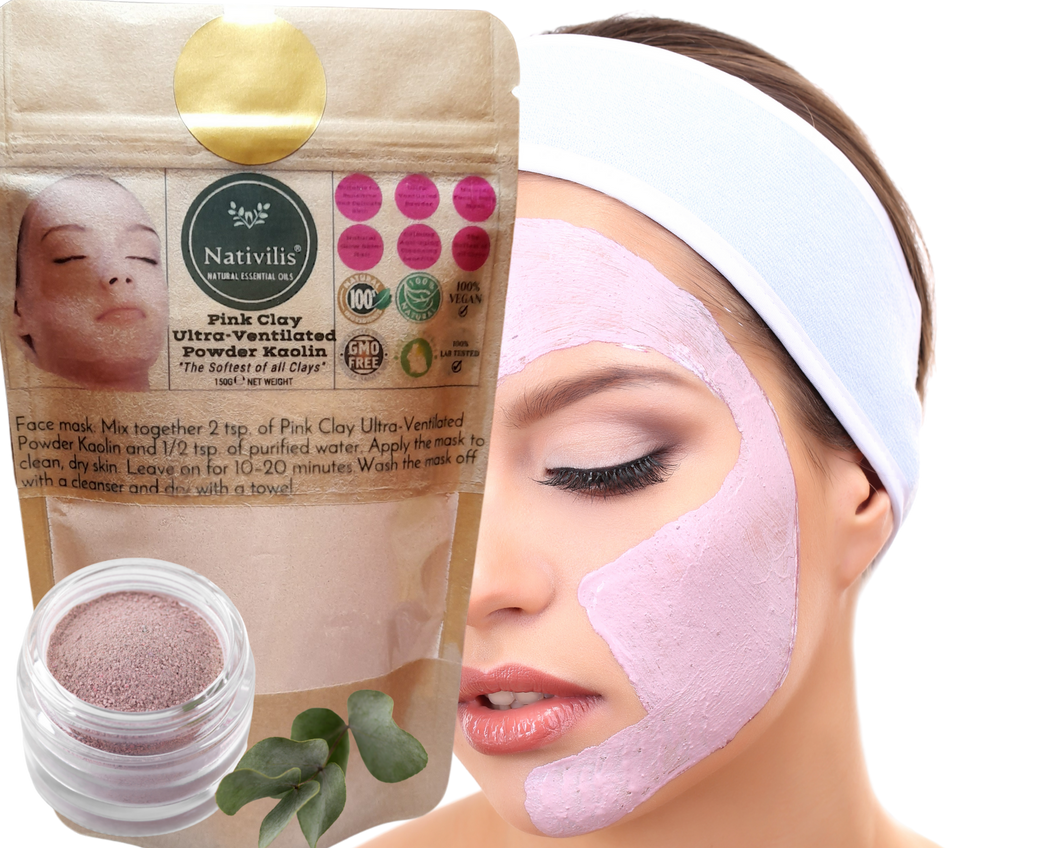 Amazonian Pink Clay | Pink Clay | Nativilis Natural Essential Oils