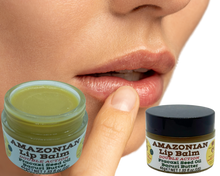 Load image into Gallery viewer, Nativilis AMAZONIAN LIP BALM DOUBLE ACTION FORMULA WITH PRACAXI SEED OIL (Pentaclethra macroloba) + BACURI BUTTER (Platonia insignis) Moisturises Dry Lips and Heals Chapped Lips - Toned Lips - Copaiba
