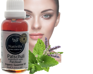 Nativilis Organic Patchouli Essential Oil (Pogostemon cablin) - 100% Natural - 30ml - (GC/MS Tested)