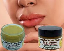 Load image into Gallery viewer, Nativilis AMAZONIAN LIP BALM DOUBLE ACTION FORMULA WITH PRACAXI SEED OIL (Pentaclethra macroloba) + BACURI BUTTER (Platonia insignis) Moisturises Dry Lips and Heals Chapped Lips - Toned Lips - Copaiba
