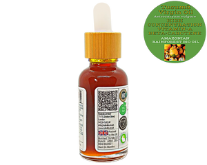 Nativilis TUCUMA VIRGIN OIL (Astrocaryum vulgare) Amazonian Rainforest Collection HIGH CONCENTRATION VITAMIN-A BETA-CAROTENE - SKIN and Hair Care - nourishing, moisturizing, antioxidant and anti-inflammatory properties - Copaiba