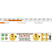 Load image into Gallery viewer, Nativilis AMAZONIAN LIP BALM DOUBLE ACTION FORMULA WITH PRACAXI SEED OIL (Pentaclethra macroloba) + BACURI BUTTER (Platonia insignis) Moisturises Dry Lips and Heals Chapped Lips - Toned Lips - Copaiba
