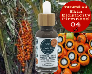 Nativilis URSOLIC ACID enriched with 04 Amazonian Rainforest Bio Oil - ANDIROBA BACURI PRACAXI TUCUMA - Relief skin injuries aesthetic processes peelings laser hair removals Soothing effect Copaiba