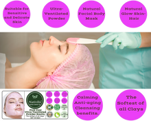 Load image into Gallery viewer, Nativilis Amazonian Pink Clay Ultra-Ventilated Powder Kaolin - Natural Facial Body Mask absorbs toxins oiliness - natural glow skin- hair making it silky soft The Softest of all Clays Copaiba Benefits
