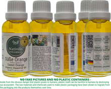 Load image into Gallery viewer, Nativilis Organic Sweet Orange Essential Oil (Citrus sinensis) - 100% Natural - 30ml - (GC/MS Tested)
