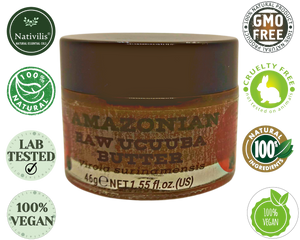 Nativilis Amazonian Raw Ucuuba Butter (Virola surinamensis) - Nourishes Moisturizes Hair Restores Elasticity - Repairs Damaged Scalp keeping Healthy – Amazonian Dragon's Blood – Copaiba