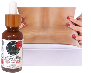 Nativilis Amazonian Dragon’s Blood (trilipid complex enriched) Virgin Rainforest Bio Oil - UCUUBA - BACURI – PRACAXI – anti-stretch marks properties stimulating the production of collagen - Copaiba