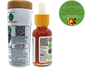 Nativilis TUCUMA VIRGIN OIL (Astrocaryum vulgare) Amazonian Rainforest Collection HIGH CONCENTRATION VITAMIN-A BETA-CAROTENE - SKIN and Hair Care - nourishing, moisturizing, antioxidant and anti-inflammatory properties - Copaiba