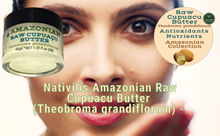 Load image into Gallery viewer, Nativilis Amazonian Raw Cupuacu Butter (Theobroma grandiflorum) - Helps seal in moisture to rehydrate skin and hair increase suppleness and decrease signs of aging like fine lines wrinkles – Copaiba
