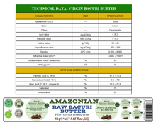 Load image into Gallery viewer, Nativilis Amazonian Raw Bacuri Butter (Platonia insignis) - Reduces the formation of redness emollient properties high absorption rate - anti-ageing stabilises collagen + elastin production – Copaiba
