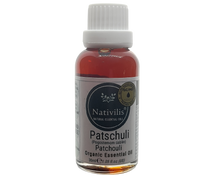 Load image into Gallery viewer, Nativilis Organic Patchouli Essential Oil (Pogostemon cablin) - 100% Natural - 30ml - (GC/MS Tested)
