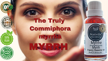 Load image into Gallery viewer, Nativilis Organic Myrrh Essential Oil (Commiphora myrrha) - 100% Natural - 30ml - (GC/MS Tested)

