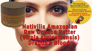 Nativilis Amazonian Raw Ucuuba Butter (Virola surinamensis) - Nourishes Moisturizes Hair Restores Elasticity - Repairs Damaged Scalp keeping Healthy – Amazonian Dragon's Blood – Copaiba