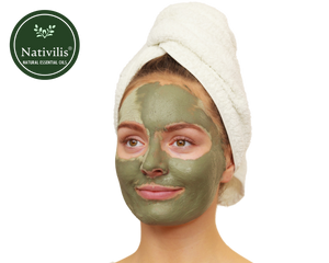 Nativilis Amazonian Green Montmorillonite Powder Clay - Natural Facial Hair Body Mask – oily and acne-prone skin restoring balance skin PH levels – Best known most used - Copaiba benefits