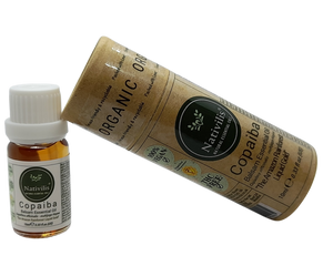 Nativilis Copaiba Balsam Essential Oil (10ml) - 100% Natural (Copaifera Officinalis ) (GC/MS Tested)