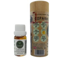 Nativilis Copaiba Balsam Essential Oil (10ml) - 100% Natural (Copaifera Officinalis ) (GC/MS Tested)