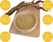 Load image into Gallery viewer, Nativilis Amazonian Yellow Clay Mild Powder Kaolin - Natural Facial Body Mask – Absorb Less Oil Perfect for Sensitive Dry Skin – Increased Collagen – Skin Remineralize - Copaiba benefits

