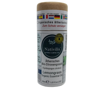 Load image into Gallery viewer, Nativilis Organic Lemongrass Essential Oil (Cymbopogon citratus) - 100% Natural - 30ml - (GC/MS Tested)
