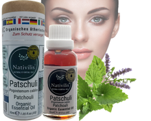 Load image into Gallery viewer, Nativilis Organic Patchouli Essential Oil (Pogostemon cablin) - 100% Natural - 30ml - (GC/MS Tested)
