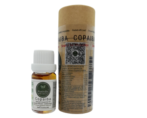 Nativilis Copaiba Balsam Essential Oil (10ml) - 100% Natural (Copaifera Officinalis ) (GC/MS Tested)