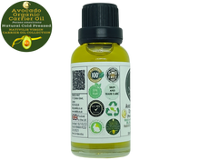 Load image into Gallery viewer, Nativilis Organic Avocado Carrier Oil (Persea americana) Hair, Face &amp; Skin - Natural Cold Pressed - Rich in vitamins A, B1, B2, B3, B5, B6, B8, B9, D, E and K - Moisturizes Dry Skin – Copaiba
