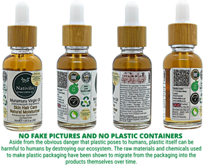 Nativilis Murumuru Virgin Oil  (Astrocaryum murumuru) Amazonian Rainforest Collection - Skin Hair Care Natural Moisturizer – Less frizzy hair - Won’t clog your pores – Copaiba properties