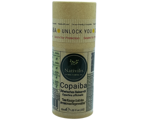 Nativilis Copaiba Ätherisches Balsamöl - Muskel- und Gelenkschmerzen - anti-aging brauner fleck auf der haut akne dermatitis melasma - Pilzinfektionen – Durchblutung von Krampfadern -Aromatherapie-Öl