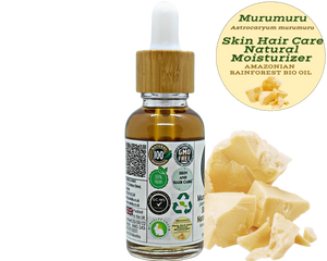 Nativilis Murumuru Virgin Oil (Astrocaryum murumuru) Amazonian Rainforest Collection - Skin Hair Care Natural Moisturizer – Less frizzy hair - Won’t clog your pores – Copaiba properties