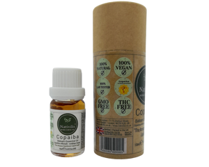 Nativilis Copaiba Balsam Essential Oil (10ml) - 100% Natural (Copaifera Officinalis ) (GC/MS Tested)