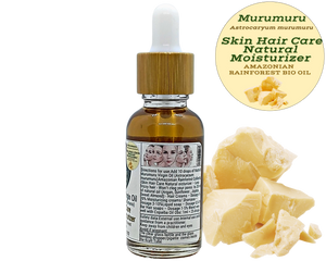 Nativilis Murumuru Virgin Oil (Astrocaryum murumuru) Amazonian Rainforest Collection - Skin Hair Care Natural Moisturizer – Less frizzy hair - Won’t clog your pores – Copaiba properties