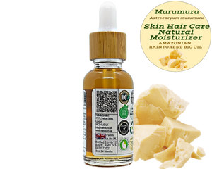 Nativilis Murumuru Virgin Oil (Astrocaryum murumuru) Amazonian Rainforest Collection - Skin Hair Care Natural Moisturizer – Less frizzy hair - Won’t clog your pores – Copaiba properties