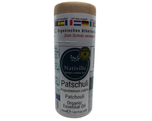 Load image into Gallery viewer, Nativilis Organic Patchouli Essential Oil (Pogostemon cablin) - 100% Natural - 30ml - (GC/MS Tested)
