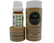 Load image into Gallery viewer, Nativilis Copaiba Balsam Essential Oil (10ml) - 100% Natural (Copaifera Officinalis ) (GC/MS Tested)
